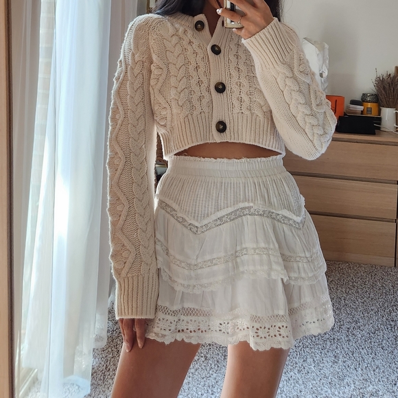 Loulou studio cropped cardigan - Picture 10 of 13